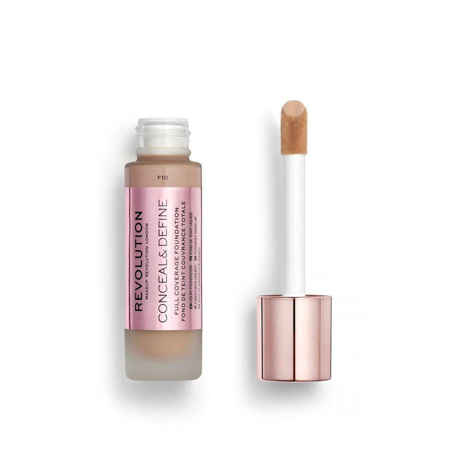 Revolution Makeup Conceal & Define Full Coverage Foundation F10N 23ml