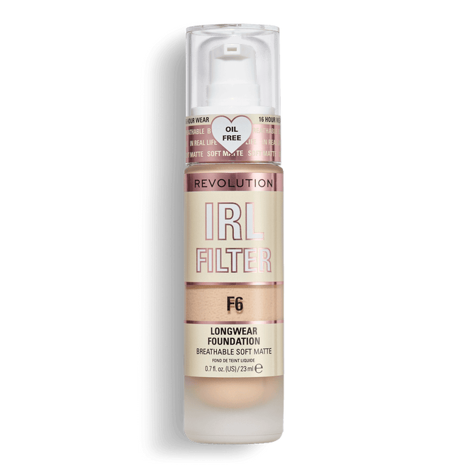 Revolution Makeup IRL Filter Longwear Foundation F6 23ml