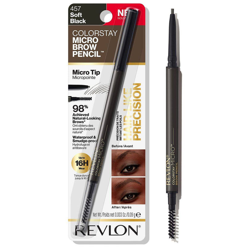 Revlon ColorStay Micro Brow Pencil 457 Soft Black