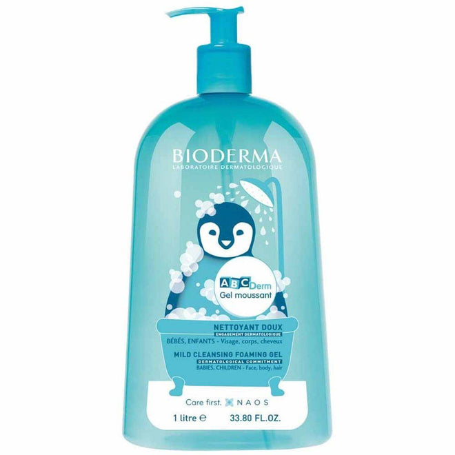Bioderma ABCDerm Foaming Cleansing Gel 1L