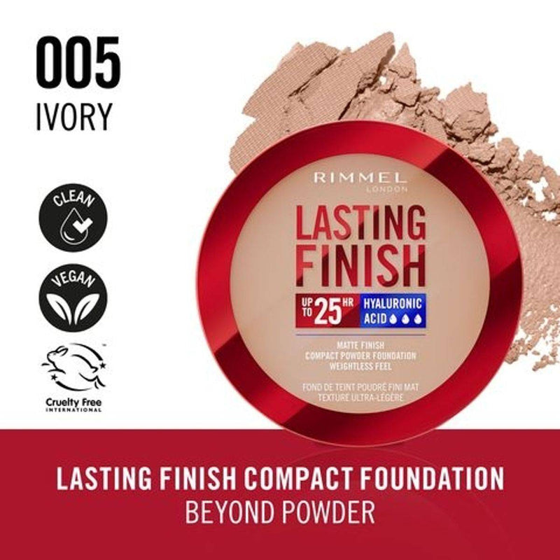 Rimmel Lasting Finish Matte Compact Foundation 005 Ivory 7g