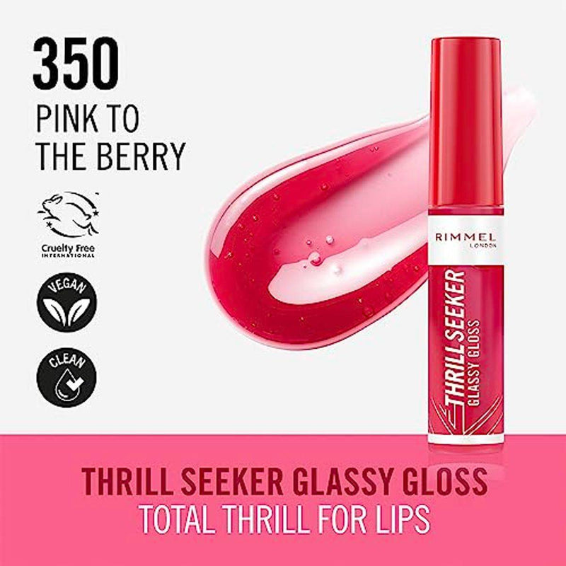 Rimmel Thrill Seeker Glassy Gloss 350 Pink To The Berry 10ml