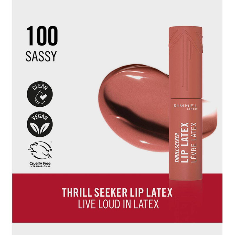 Rimmel Thrill Seeker Lip Latex 100 Sassy 6ml