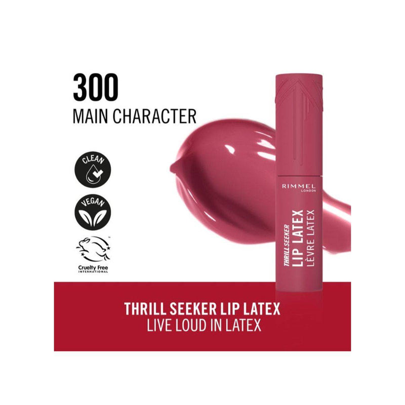 Rimmel Thrill Seeker Lip Latex 300 Main Character 6ml