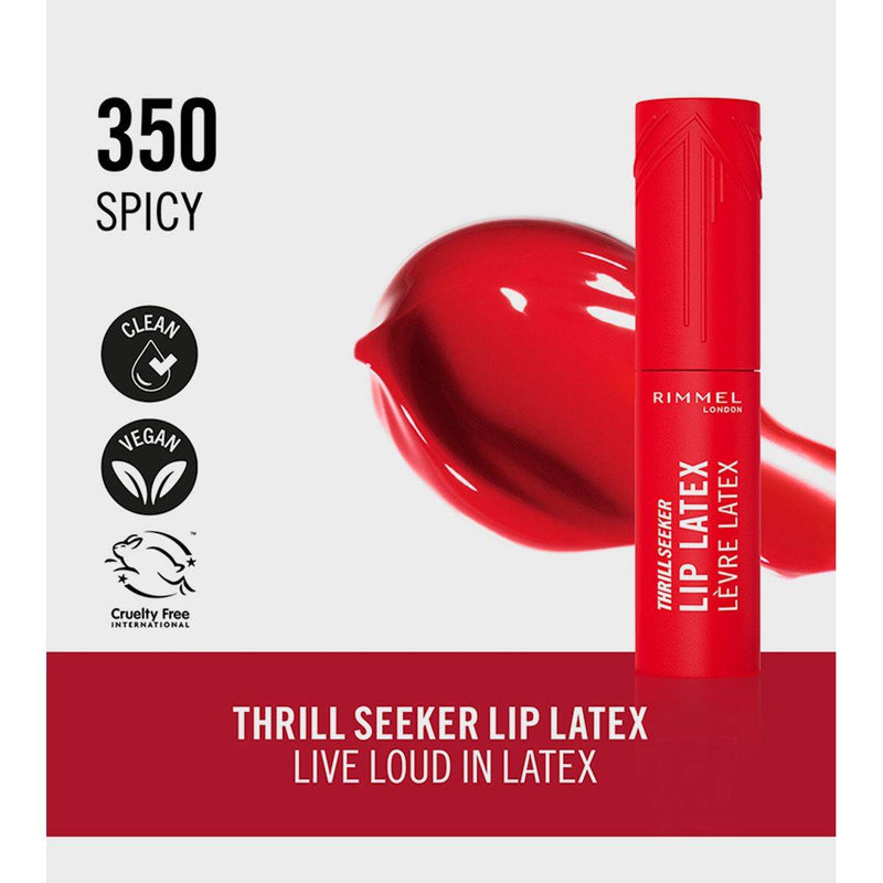 Rimmel Thrill Seeker Lip Latex 350 Spicy 6ml