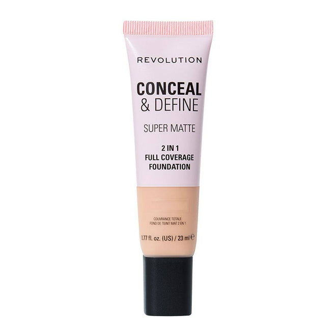 Revolution Makeup Conceal & Define Full Coverage Foundation 8.5NW 23ml