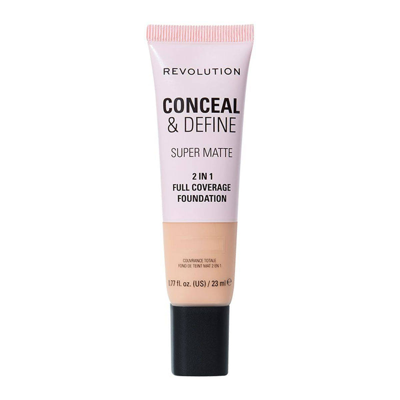 Revolution Makeup Conceal & Define Full Coverage Foundation 8.5NW 23ml