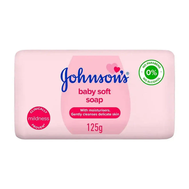 Johnsons Baby Soft Soap Pink 125g
