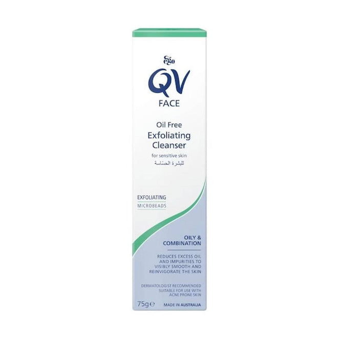 Ego QV Face Oil Free Exfoliating Cleanser 75g