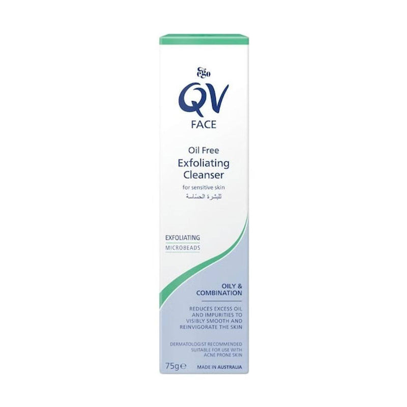 Ego QV Face Oil Free Exfoliating Cleanser 75g