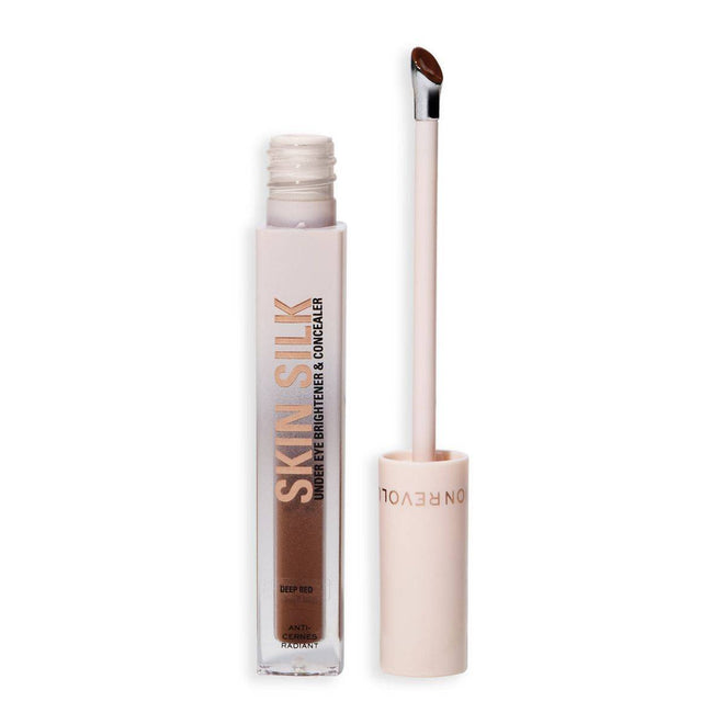 Revolution Makeup Skin Silk Under Eye Brightener & Concealer Deep Red 4ml