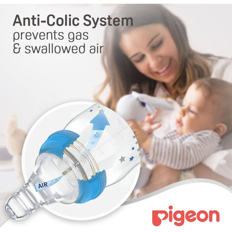 Pigeon Flexible Stream Line Plastic Bottle Decorated 0 Months+ 150ml