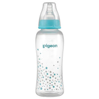 Pigeon Flexible Stream Line Plastic Bottle Decorated 4 Months+ 250ml