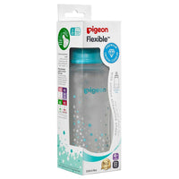 Pigeon Flexible Stream Line Plastic Bottle Decorated 4 Months+ 250ml