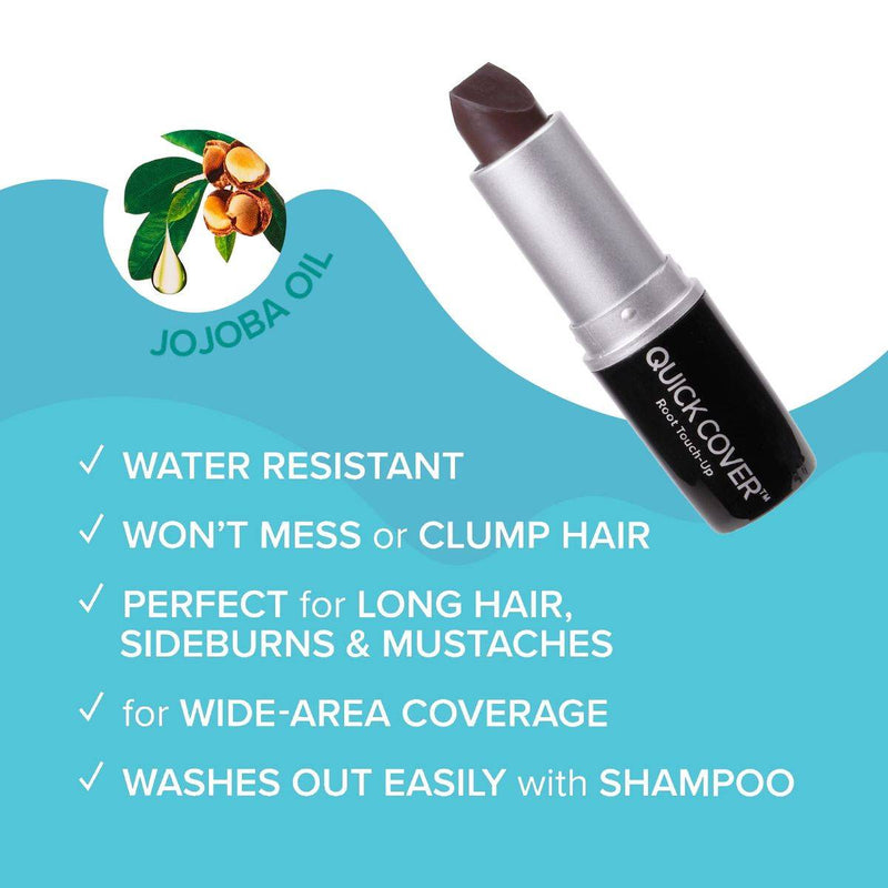 Kiss Colors LGC03 Quick Cover Root Touch Up Stick Dark Brown 6g