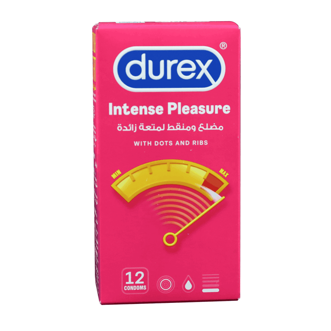 Durex Condoms Intense Pleasure 12 Pack