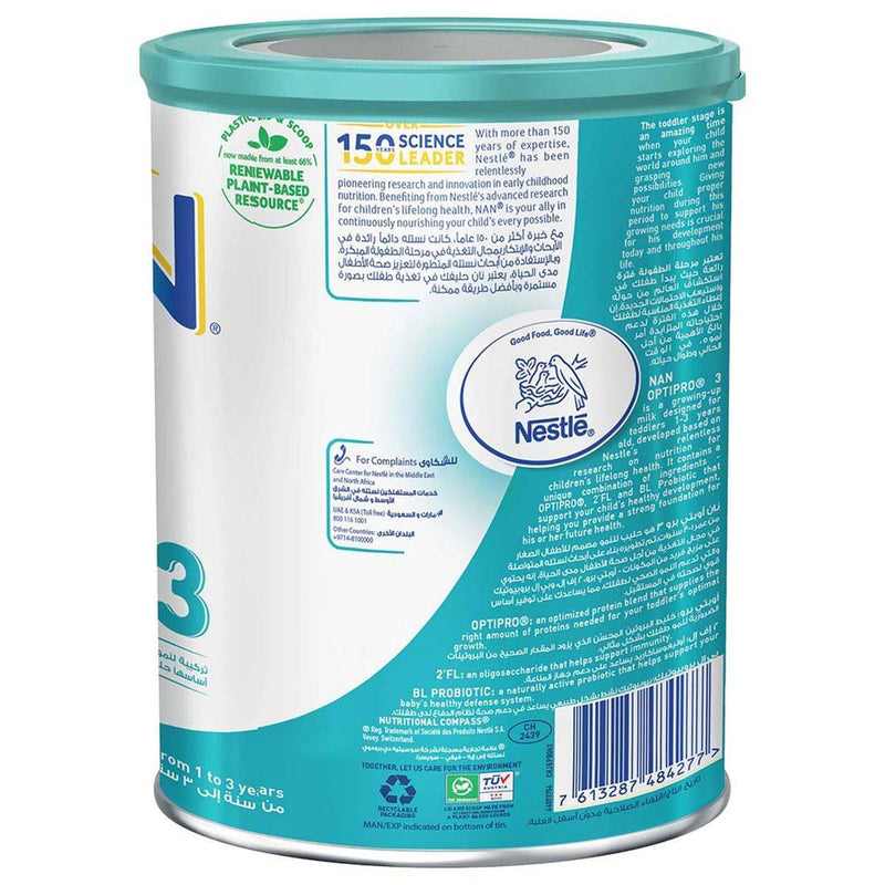 NAN Optipro Growing Up Formula Stage 3 (1-3 Years) 400g