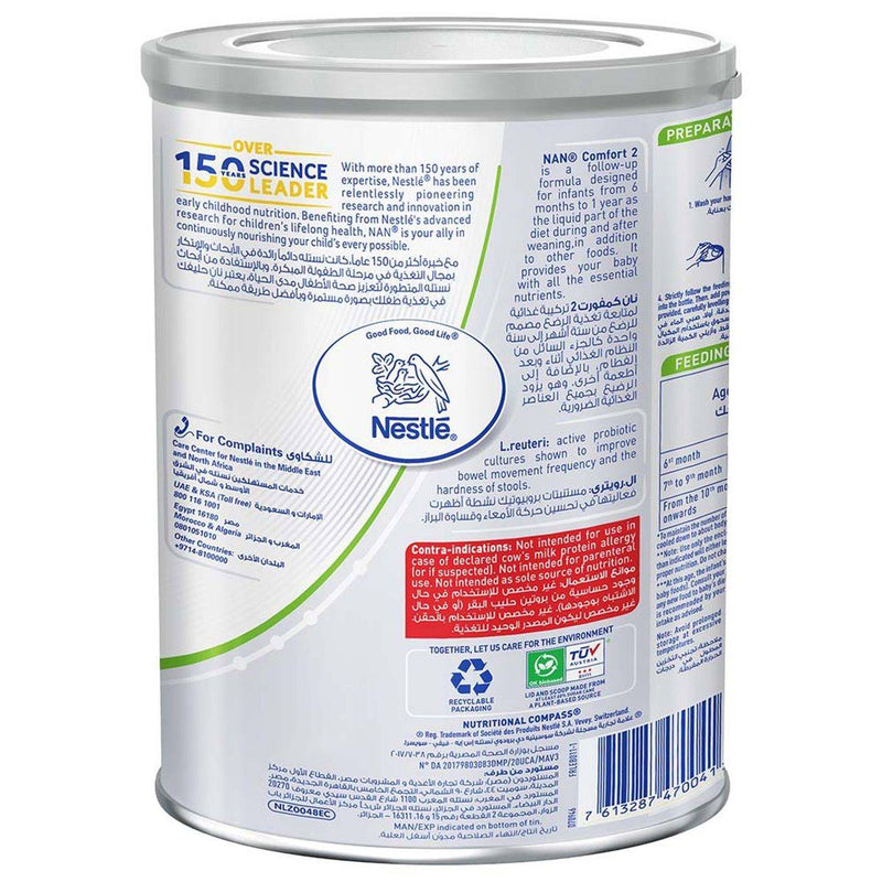 NAN Comfort Anti Colic Follow Up Formula Stage 2 (6-12 Months) 800g