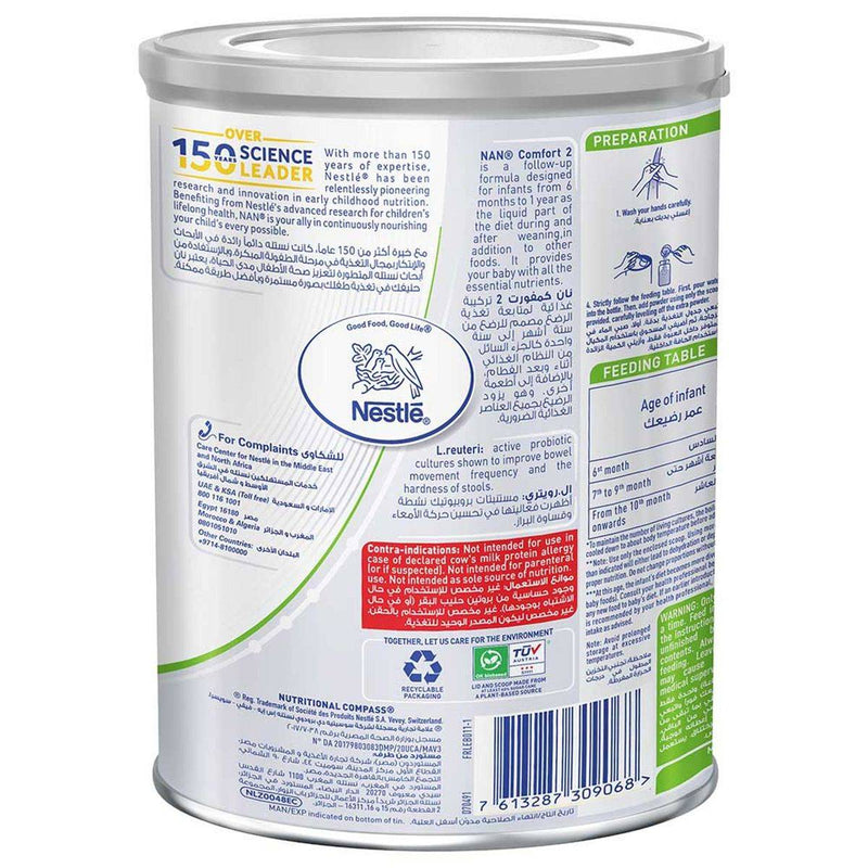 NAN Comfort Anti Colic Follow Up Formula Stage 2 (6-12 Months) 400g