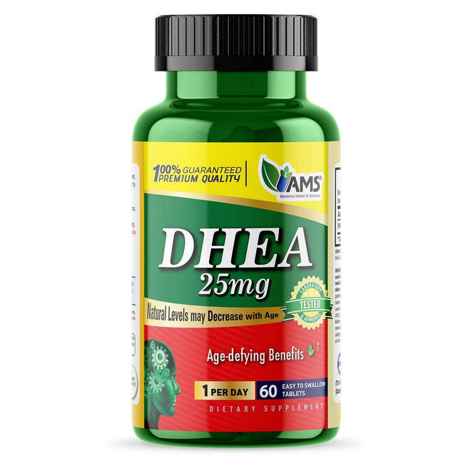 AMS DHEA 25mg 60 Tablets