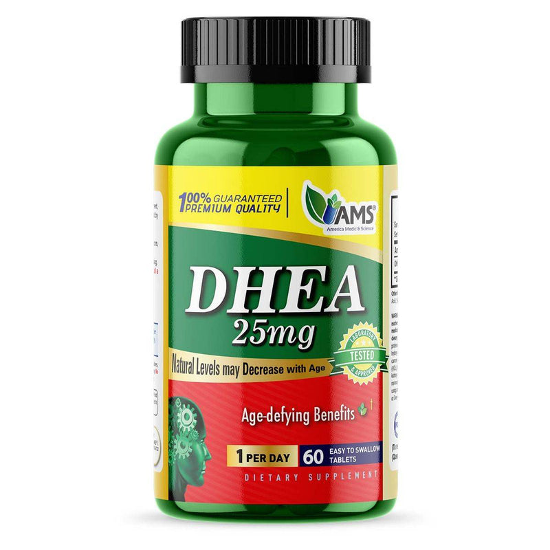 AMS DHEA 25mg 60 Tablets