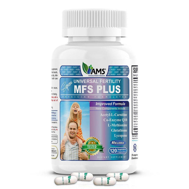 AMS MFS Plus Male Fertility Supplement 120 Capsules