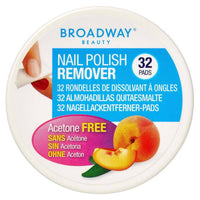 Kiss Broadway Beauty Nail Polish Remover Peach 32 Pads