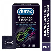 Durex Condoms Extended Pleasure 20 Pack
