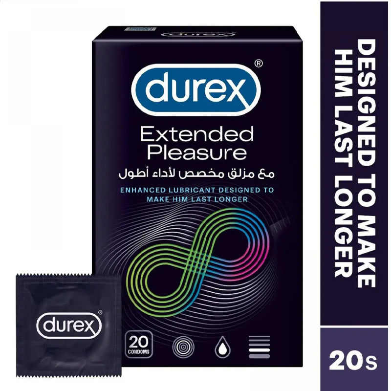 Durex Condoms Extended Pleasure 20 Pack
