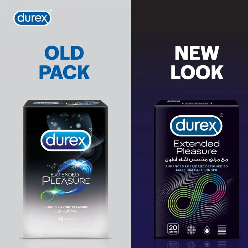 Durex Condoms Extended Pleasure 20 Pack