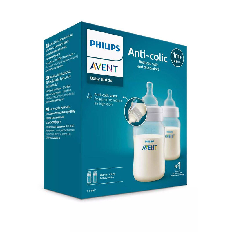 Philips Avent Anti Colic Bottle 260ml 2 Pack