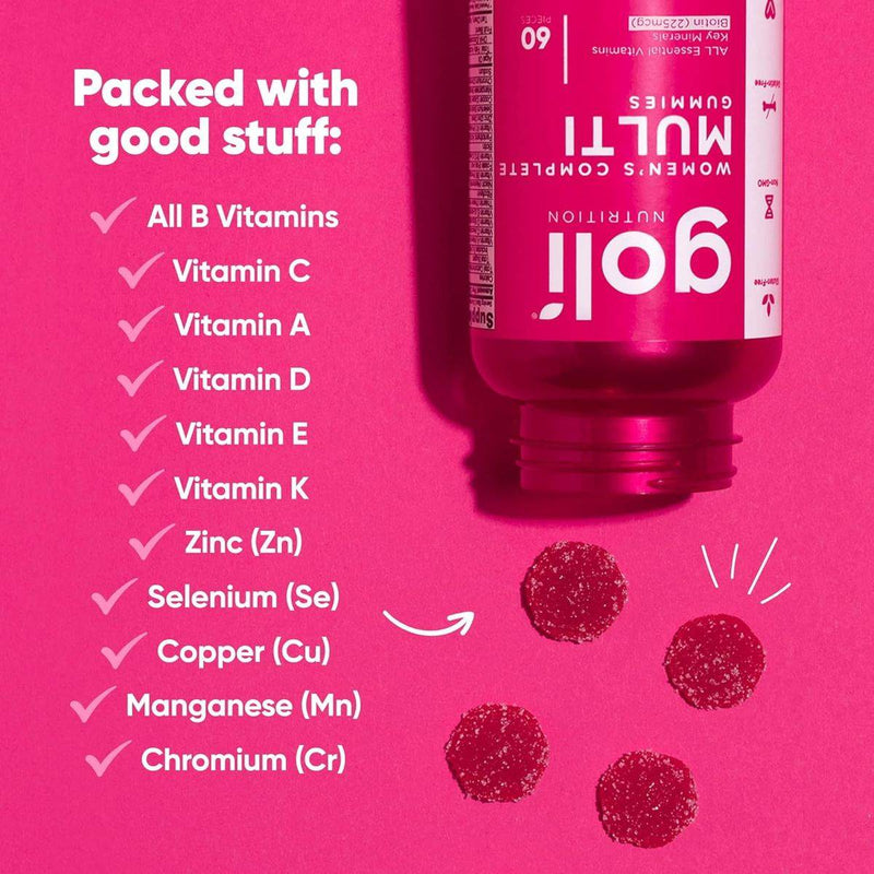 Goli Nutrition Womens Complete Multi 60 Gummies