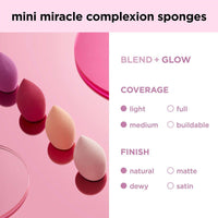 Real Techniques Miracle Complexion Sponge Set Mini 4 Pieces