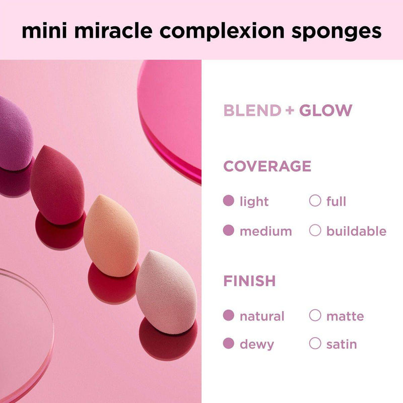 Real Techniques Miracle Complexion Sponge Set Mini 4 Pieces