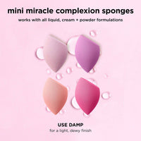 Real Techniques Miracle Complexion Sponge Set Mini 4 Pieces