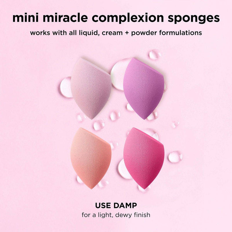 Real Techniques Miracle Complexion Sponge Set Mini 4 Pieces