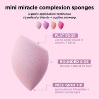 Real Techniques Miracle Complexion Sponge Set Mini 4 Pieces