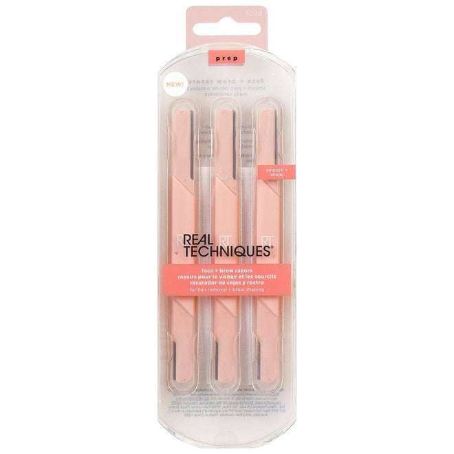 Real Techniques Face & Brow Razors Set 3 Pieces