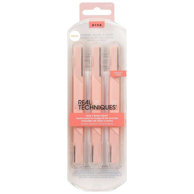 Real Techniques Face & Brow Razors Set 3 Pieces