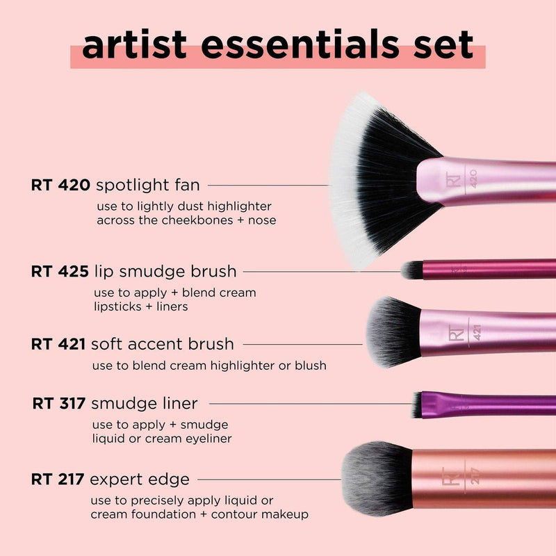 Real Techniques Makeup Brush Artist Essentials Set