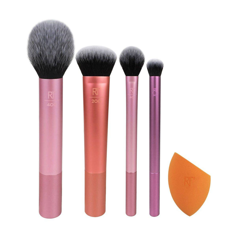 Real Techniques Makeup Brush Everyday Essentials Set 5 Pieces