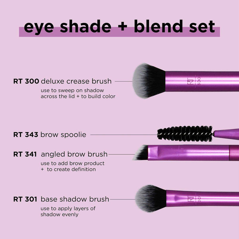 Real Techniques Makeup Brush Eye Shade Blend Trio