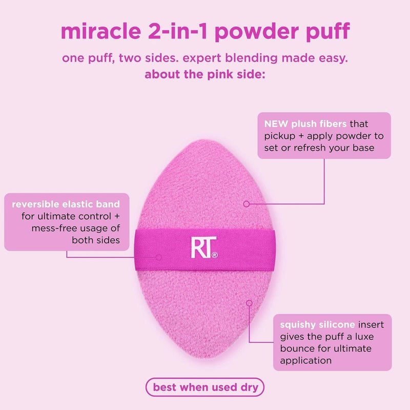 Real Techniques Miracle 2 in 1 Powder Puff Duo