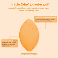 Real Techniques Miracle 2 in 1 Powder Puff Duo