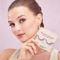 Kiss False Eyelash NNS02C The New Natural Lashes Silver Ring 1 Pair