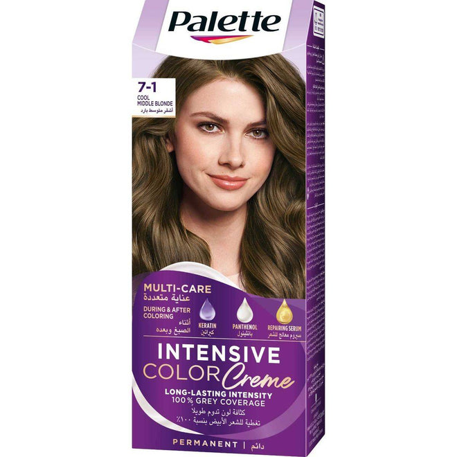 Schwarzkopf Palette Intensive Color Creme 7-1 Cool Middle Blonde