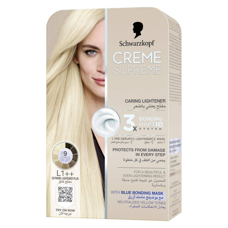 Schwarzkopf Creme Supreme Lightener L1++ Extreme Lightener Plus