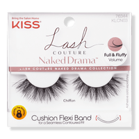 Kiss False Eyelash KLCN03C Lash Couture Naked Drama Chiffon 1 Pair