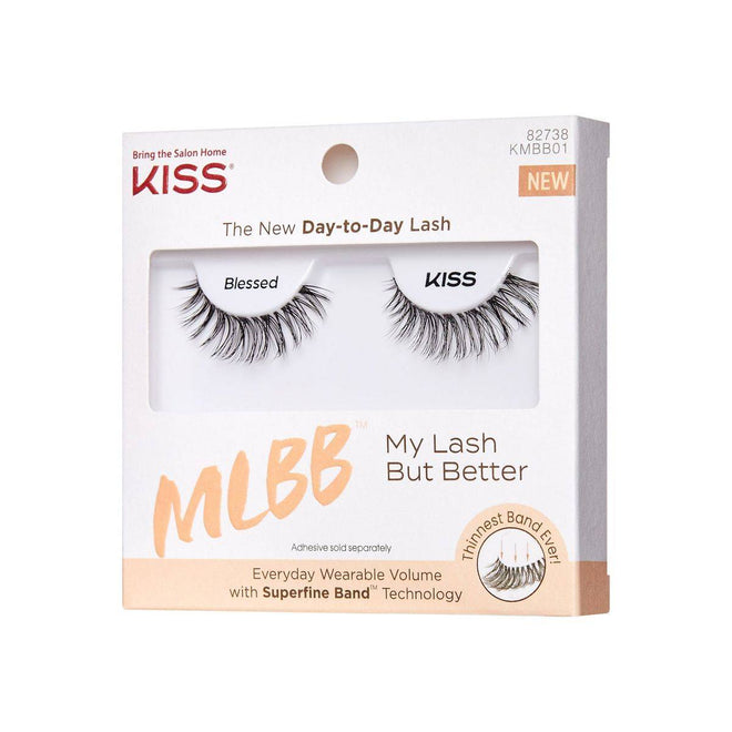 Kiss False Eyelash KMBB01C MLBB My Lash But Better Blessed 1 Pair