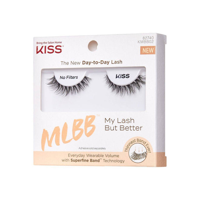 Kiss False Eyelash KMBB02C MLBB My Lash But Better Bo Filters 1 Pair